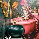 Golden Fish In Jungle Jacuzzi Sauna アパート *